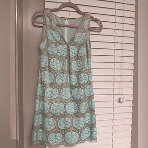 Lilly Pulitzer lace dress.